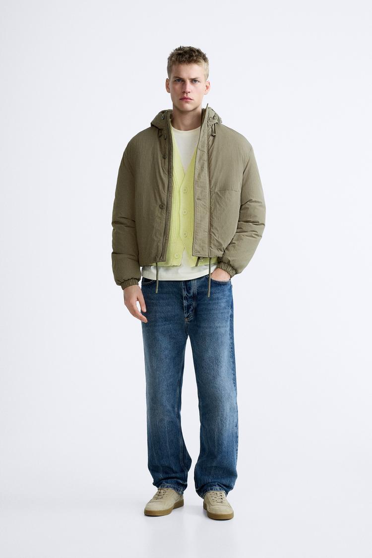 HOODED PUFFER JACKET
