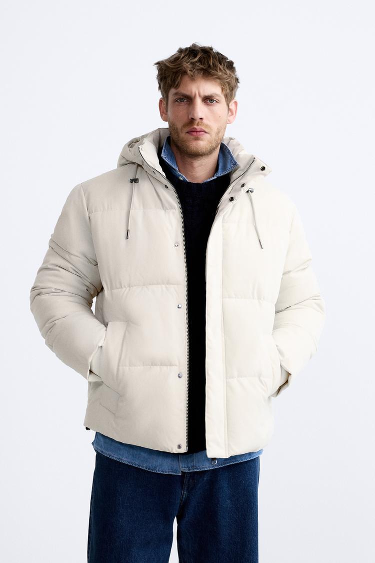 HOODED PUFFER JACKET