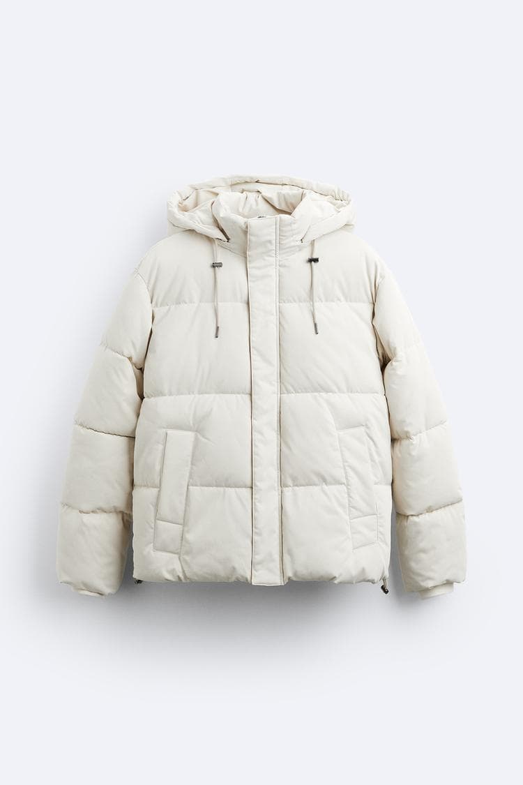 HOODED PUFFER JACKET